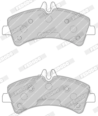 Brake Pad Set, disc brake PREMIER ECO FRICTION FVR4429