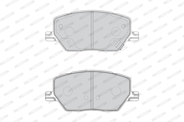 Brake Pad Set, disc brake PREMIER FDB4688