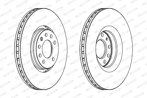 Brake Disc PREMIER DDF1237C-1