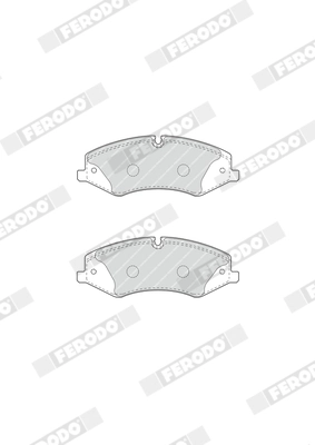 FERODO FDB4104 Brake Pad Set, disc brake