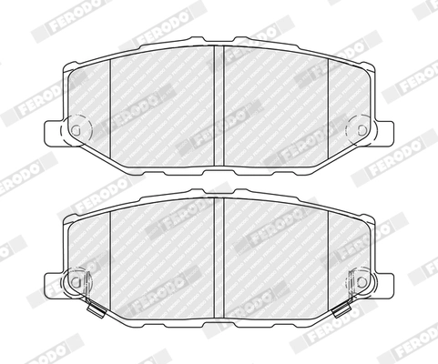 FERODO FDB5482 Brake Pad Set, disc brake
