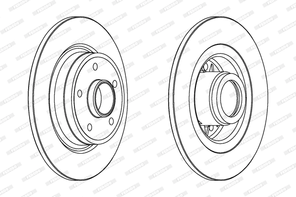 Brake Disc PREMIER DDF1364C-1