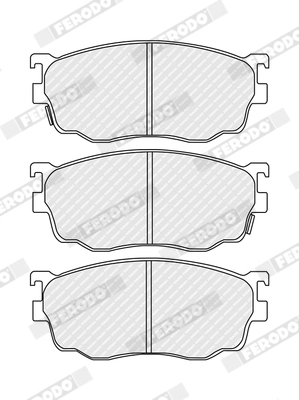 Brake Pad Set, disc brake PREMIER ECO FRICTION FDB1557