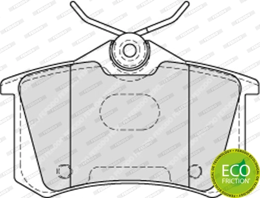 Brake Pad Set, disc brake PREMIER ECO FRICTION FDB4178