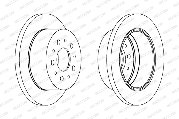 Brake Disc PREMIER DDF1144C