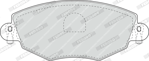 Brake Pad Set, disc brake PREMIER ECO FRICTION FDB1425