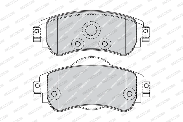 Brake Pad Set, disc brake PREMIER FDB4336