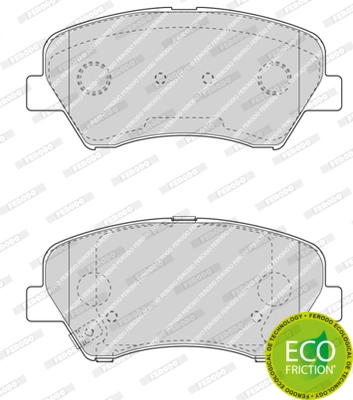 Brake Pad Set, disc brake PREMIER ECO FRICTION FDB4613