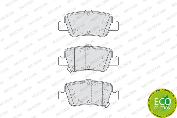 Brake Pad Set, disc brake PREMIER ECO FRICTION FDB4048