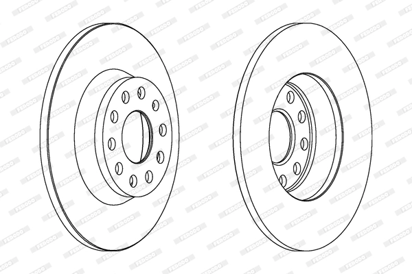 قرص الفرامل PREMIER Coat+ disc DDF1306C