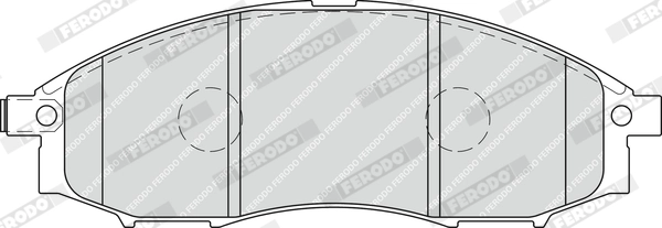 Brake Pad Set, disc brake PREMIER ECO FRICTION FDB1745