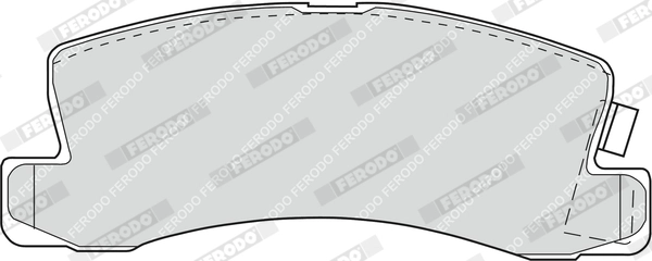 Brake Pad Set, disc brake PREMIER ECO FRICTION FDB478