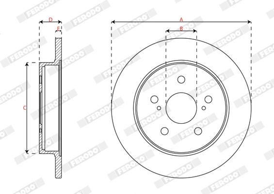 Brake Disc PREMIER DDF2643C