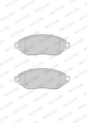 Brake Pad Set, disc brake PREMIER ECO FRICTION FVR4840