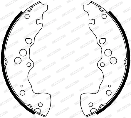 Brake Shoe Set PREMIER FSB4115
