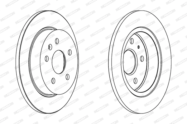 Brake Disc PREMIER DDF1804C