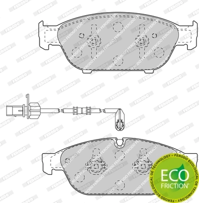 Brake Pad Set, disc brake FUSE+ Technology FDB4397