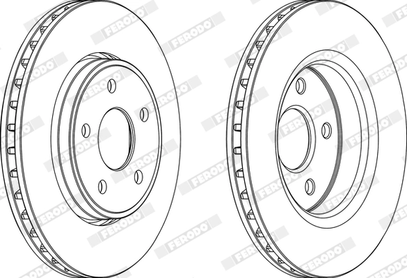 Brake Disc PREMIER DDF1593C-1