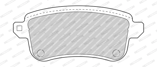 Brake Pad Set, disc brake PREMIER ECO FRICTION FDB4699
