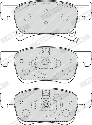 Brake Pad Set, disc brake PREMIER ECO FRICTION FDB4841