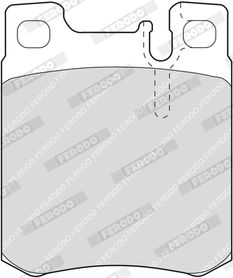 Brake Pad Set, disc brake PREMIER ECO FRICTION FDB799
