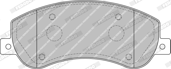 Brake Pad Set, disc brake PREMIER ECO FRICTION FVR1928