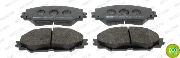 Brake Pad Set, disc brake PREMIER ECO FRICTION FDB1891