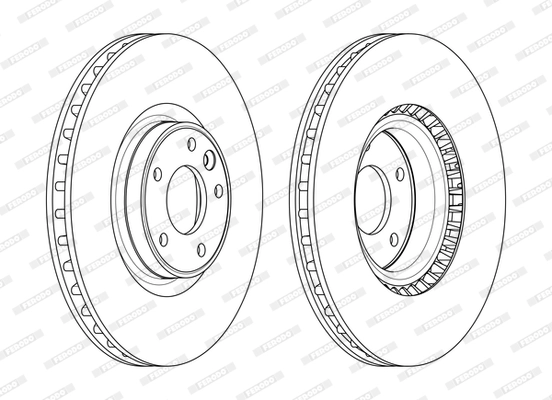 Brake Disc PREMIER DDF2601C-1