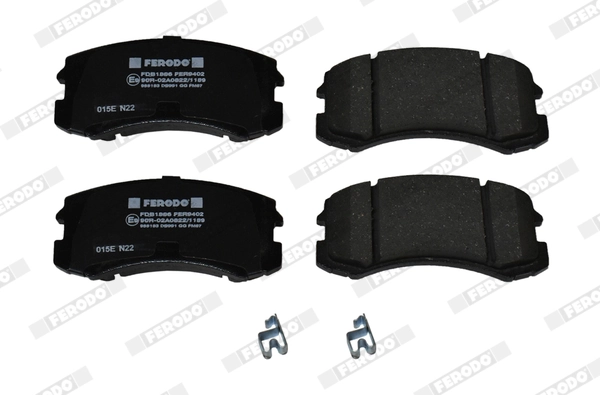 Brake Pad Set, disc brake PREMIER ECO FRICTION FDB1886