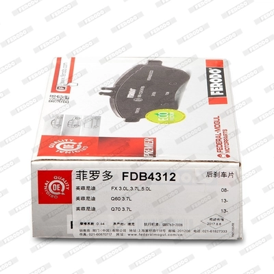 Brake Pad Set, disc brake PREMIER ECO FRICTION FDB4312