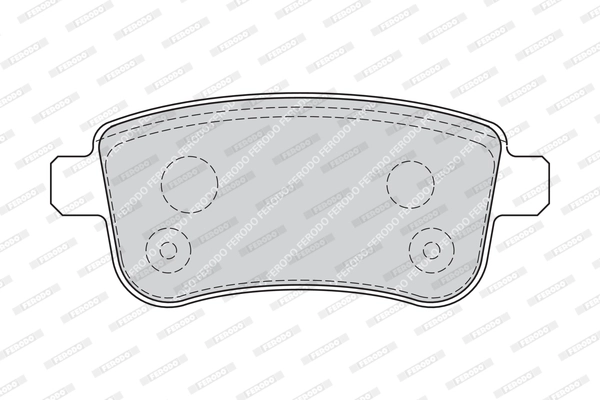 Brake Pad Set, disc brake PREMIER FDB4182