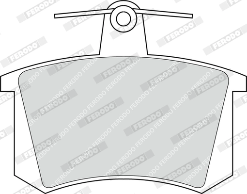 Brake Pad Set, disc brake PREMIER ECO FRICTION FDB222