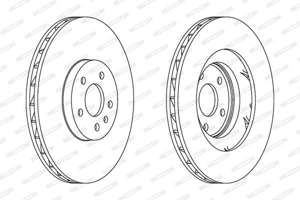 Brake Disc PREMIER DDF1665C-1