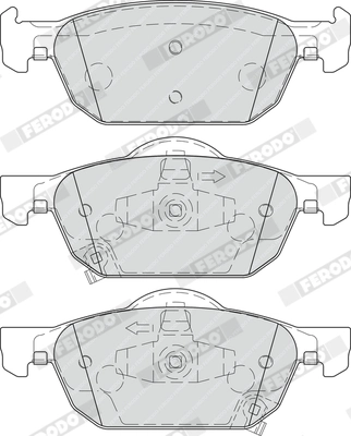 Brake Pad Set, disc brake PREMIER ECO FRICTION FDB4269