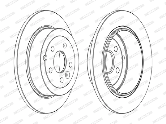 Brake Disc PREMIER Coat+ disc DDF1578C