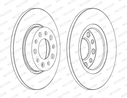 Brake Disc PREMIER DDF1450C