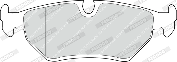 FERODO FDB632 Brake Pad Set, disc brake