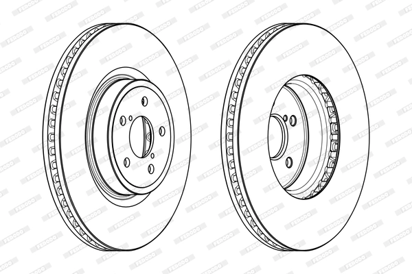 Brake Disc PREMIER DDF1841C-1