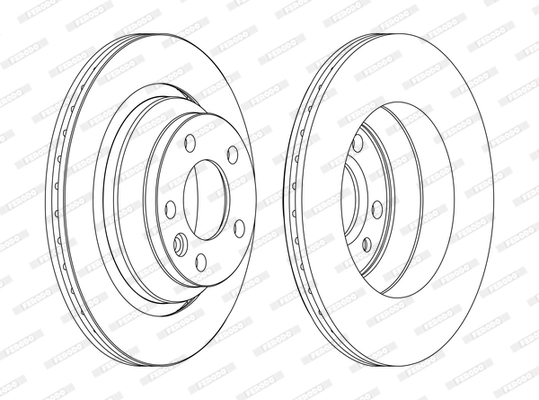 Brake Disc PREMIER DDF1698C