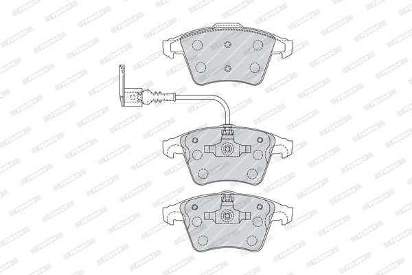 Brake Pad Set, disc brake PREMIER ECO FRICTION FVR1643