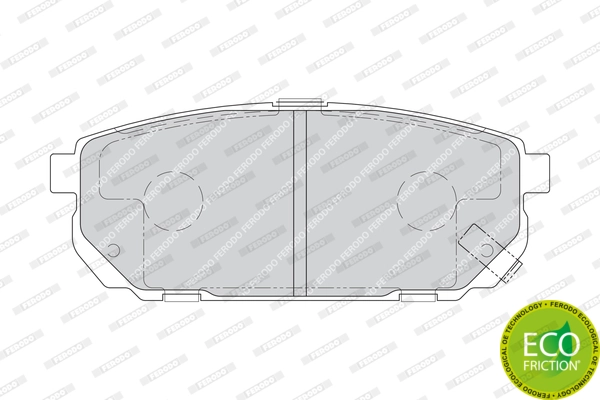 Brake Pad Set, disc brake PREMIER ECO FRICTION FDB1736