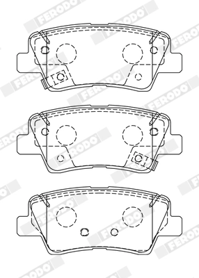 Brake Pad Set, disc brake PREMIER ECO FRICTION FDB5041
