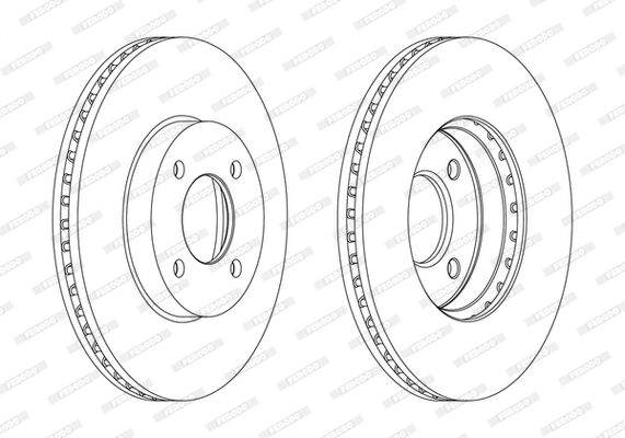 Brake Disc PREMIER DDF2068C