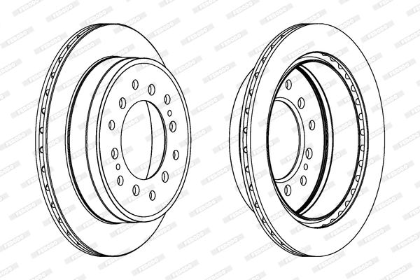 Brake Disc PREMIER DDF1743C