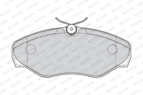 Brake Pad Set, disc brake PREMIER ECO FRICTION FVR1515