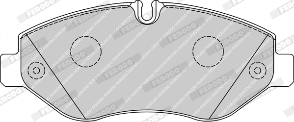 Brake Pad Set, disc brake PREMIER ECO FRICTION FVR4036