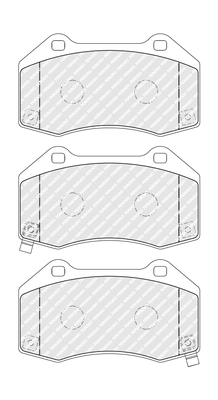 Brake Pad Set, disc brake PREMIER ECO FRICTION FDB5382