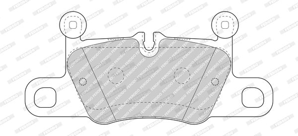 Brake Pad Set, disc brake FUSE+ Technology FDB4970