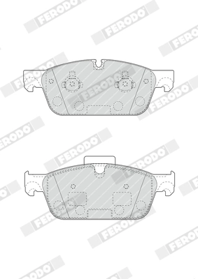 Brake Pad Set, disc brake PREMIER FUSE+ Technology FDB4693