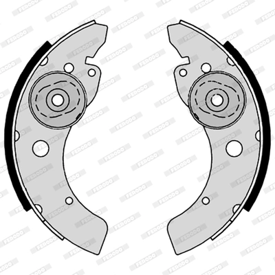 Brake Shoe Set PREMIER FSB600